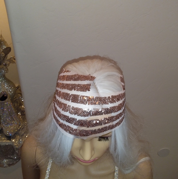 "HELEN" Blush Art Deco Wedding Ballgown Set - Picture 16 of 16